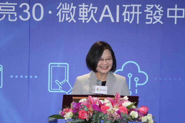微软在台成立AI研发中心，有助台湾建构国际AI创新枢纽。DIGITIMES摄