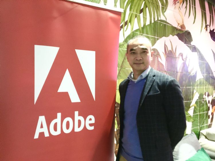 Adobe香港及台湾地区总监陈育明。林佳楠摄