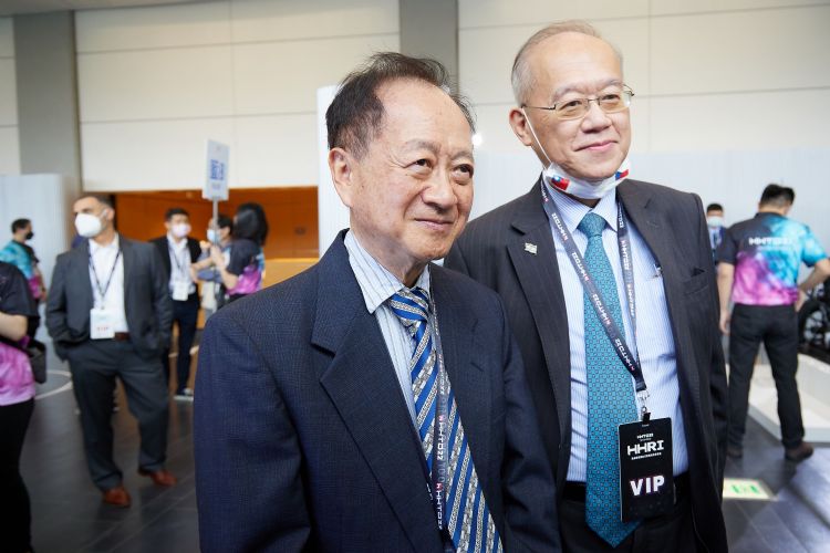 图为蒋尚义出席富士康科技日。李建梁摄