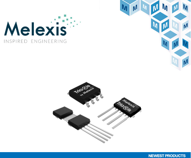 贸泽电子开售面向高要求汽车应用的Melexis MLX9042x Triaxis 3D磁性位置传感解决方案