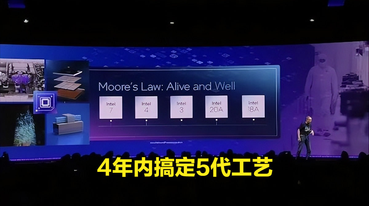 反超台积电、三星？英特尔1.8nm芯片今年内流片