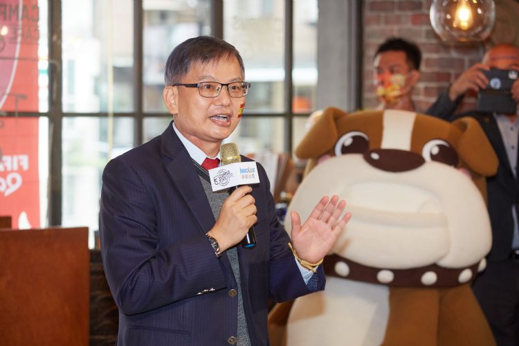 群创总经理杨柱祥。李建梁摄