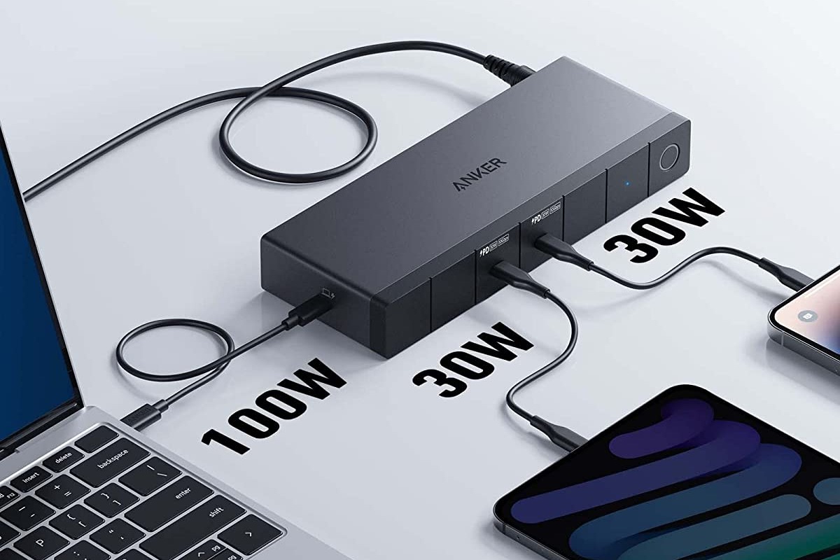 ANKER推出11合1多功能USB4扩展坞，支持三路PD快充-充电头网