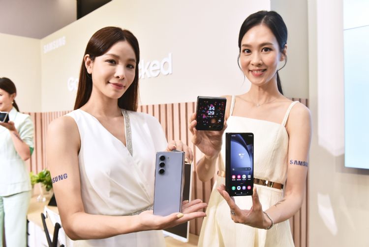 三星于7月26日发表年度折叠机等新品后，商品预购活动已展开。李建梁摄（数据照）