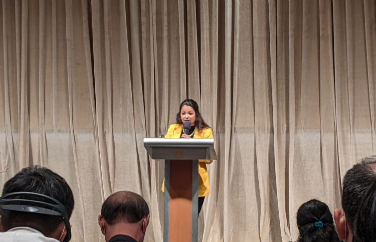 DPIIT投资印度(Invest India)业务处助理副处长Sai Sudha Chandrasekaran。萧景岳摄