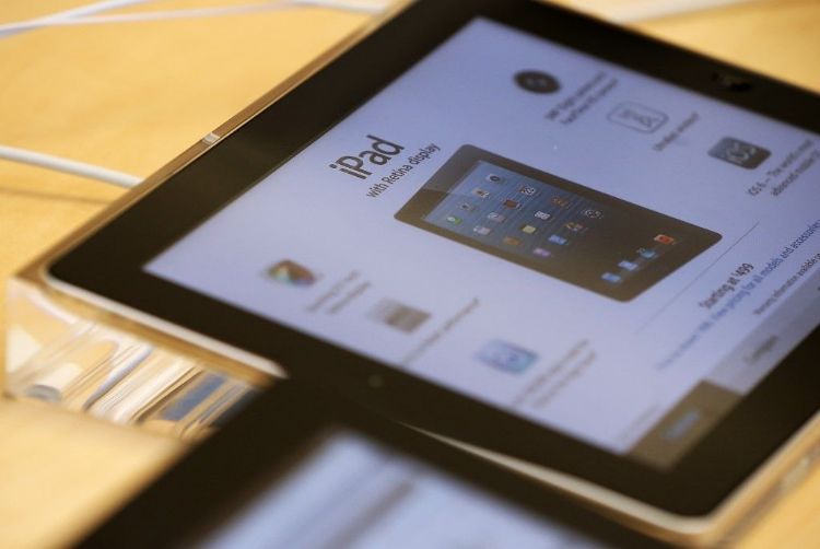 传出苹果可能于2023年下半推出16寸iPad，满足更多创作者需求。法新社