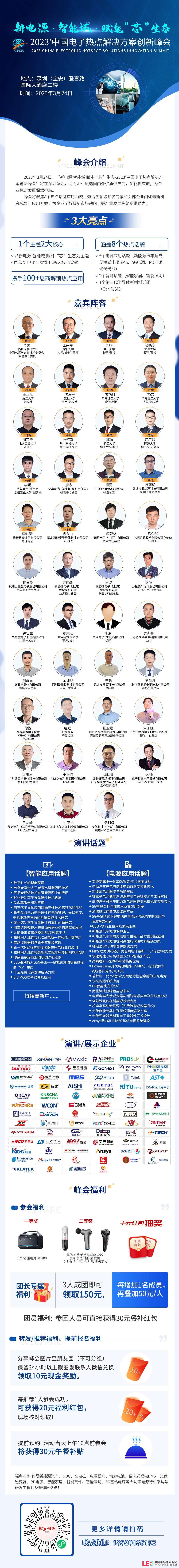 电子峰会全海报