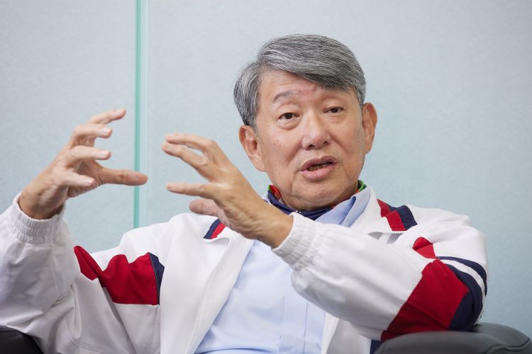 图为崇越科技创始人暨董事长郭智辉。李建梁摄