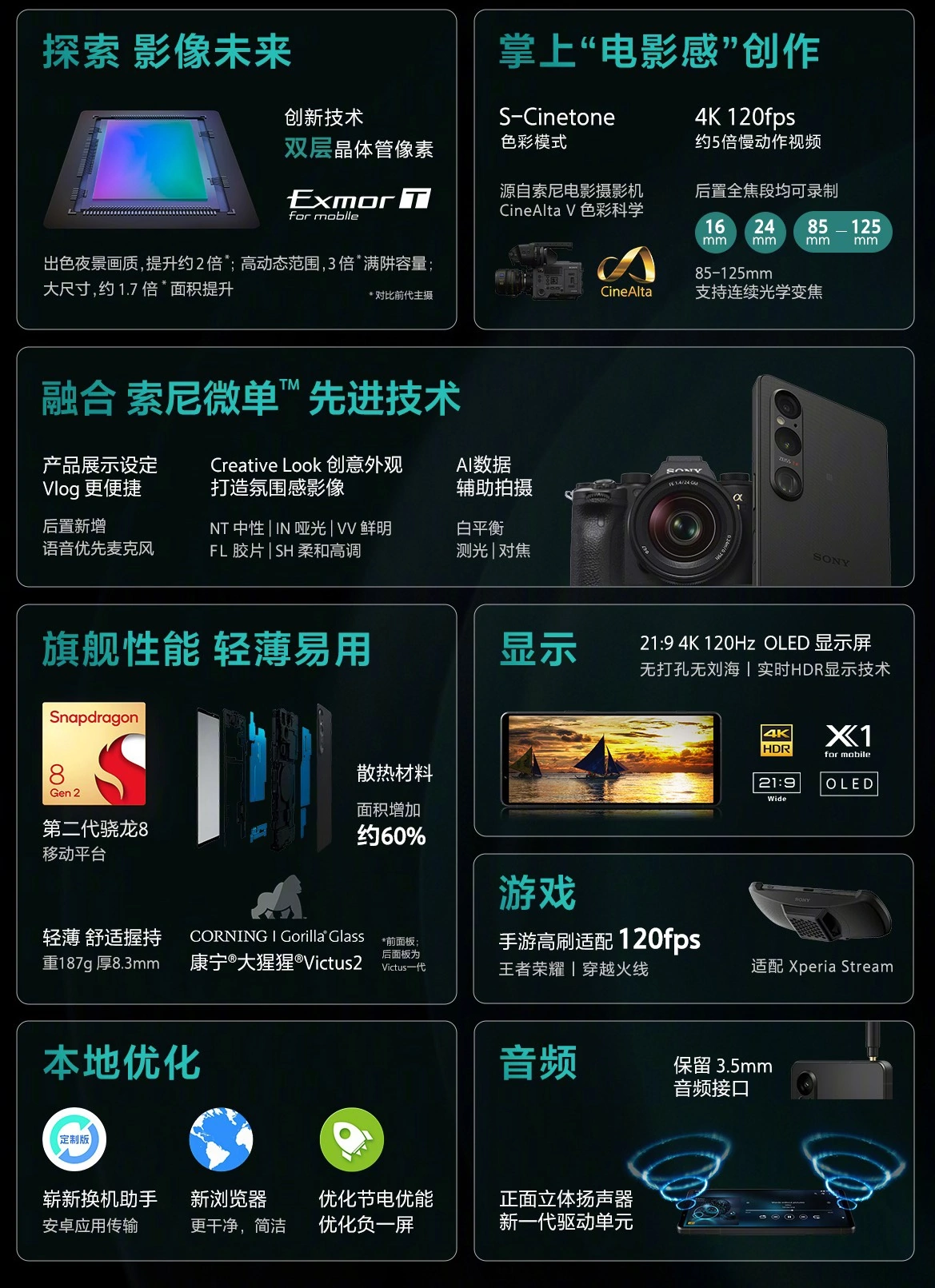 Snapdragon Sound骁龙畅听技术加持，Sony Xperia 1 V又一黑科技-我爱音频网