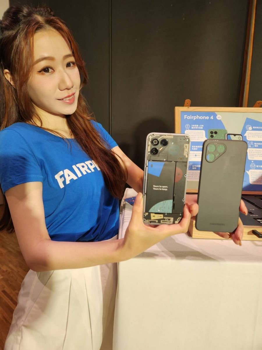 皇锋通讯代理Fairphone4来台，并与远传独家合作。王君毅摄