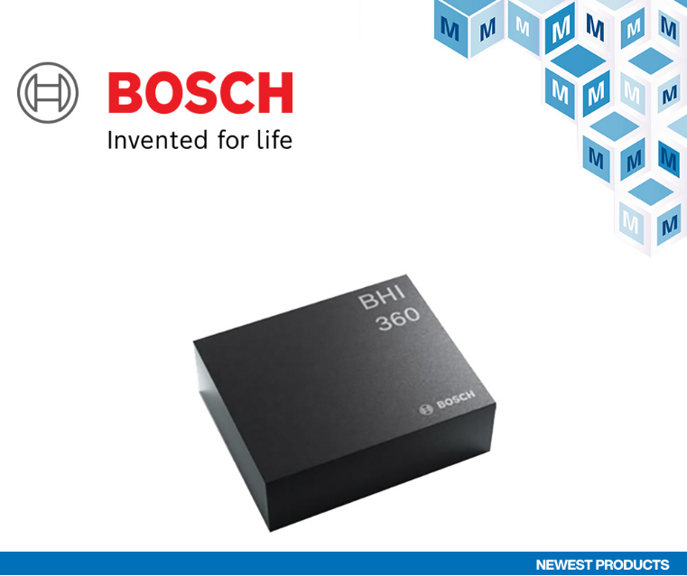 贸泽备货Bosch BMM350磁力计为3D、虚拟和增强现实、室内导航等领域提供支持