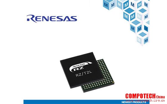 贸泽开售Renesas RZ/T2L高性能微处理器 为EtherCAT通信提供实时控制