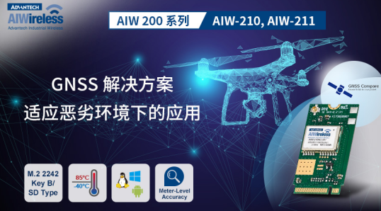 研华AIW－210和AIW－211 ，工业GNSS解决方案新品分享
