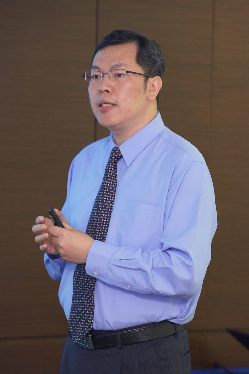 研华财务长暨综合经营管理总经理陈清熙。李建梁摄