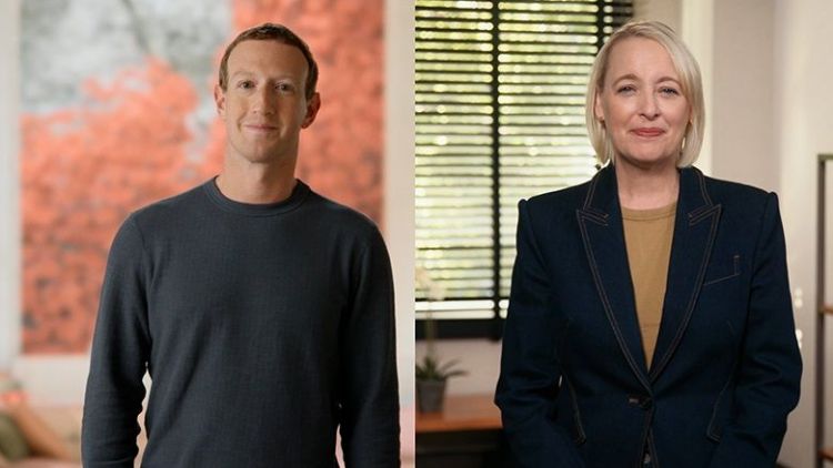 MetaCEOZuckerberg(图左)与AccentureCEOJulie Sweet(图右)宣布合作，透过后者独立软件供应商计划协助推广Meta Quest和Horizon Worlds生态系统。Meta
