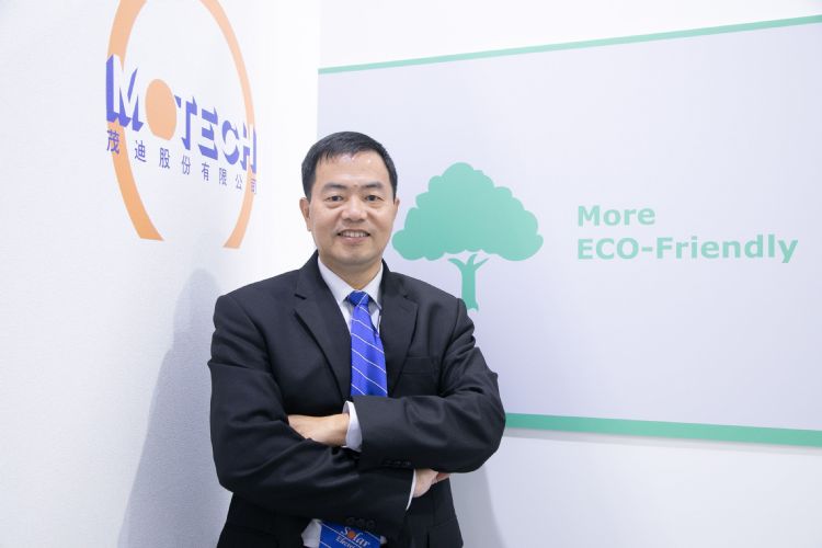 茂迪总经理叶正贤说，台系太阳能厂2023年订单能见度、恐难如2022年。符世旻摄