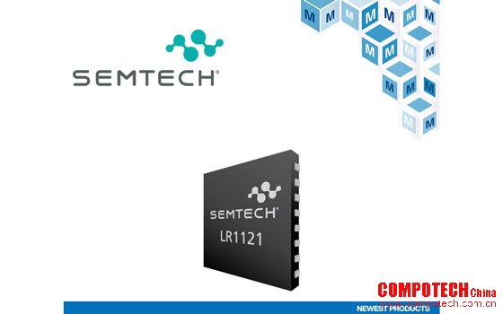 贸泽开售Semtech LoRa® LR1121多频段收发器 支持丰富的传感器和无线电通信应用