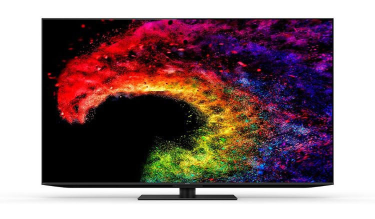 图片为夏普电视品牌Aquos FS1系列，选用SDC的QD-OLED面板。夏普官网