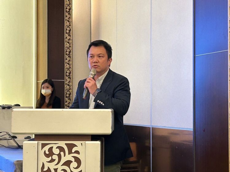 镭洋科技创始人王奕翔看好立方卫星发展。黄立安摄