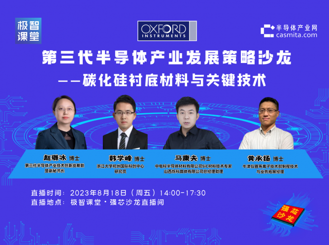 直播回放 |“爆炸性”发展时代，碳化硅衬底材料与关键技术的破局之道，路在何方？