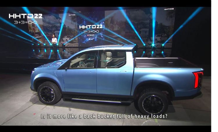 Model V为台湾首辆自行设计的电动皮卡。撷取自HHTD22