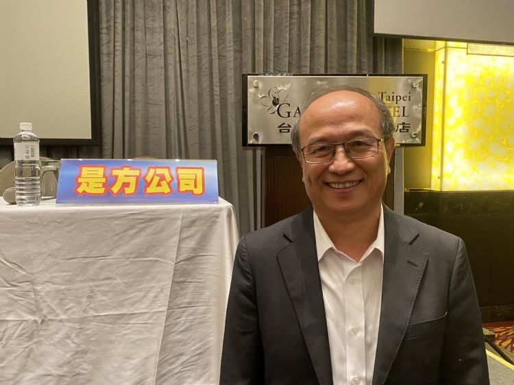 是方电讯总经理刘耀元。谢承学摄