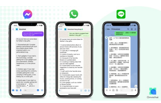 ​Omnichat 整合 ChatGPT推出 AI 聊天机器人 于多个社交平台提供智能对话销售