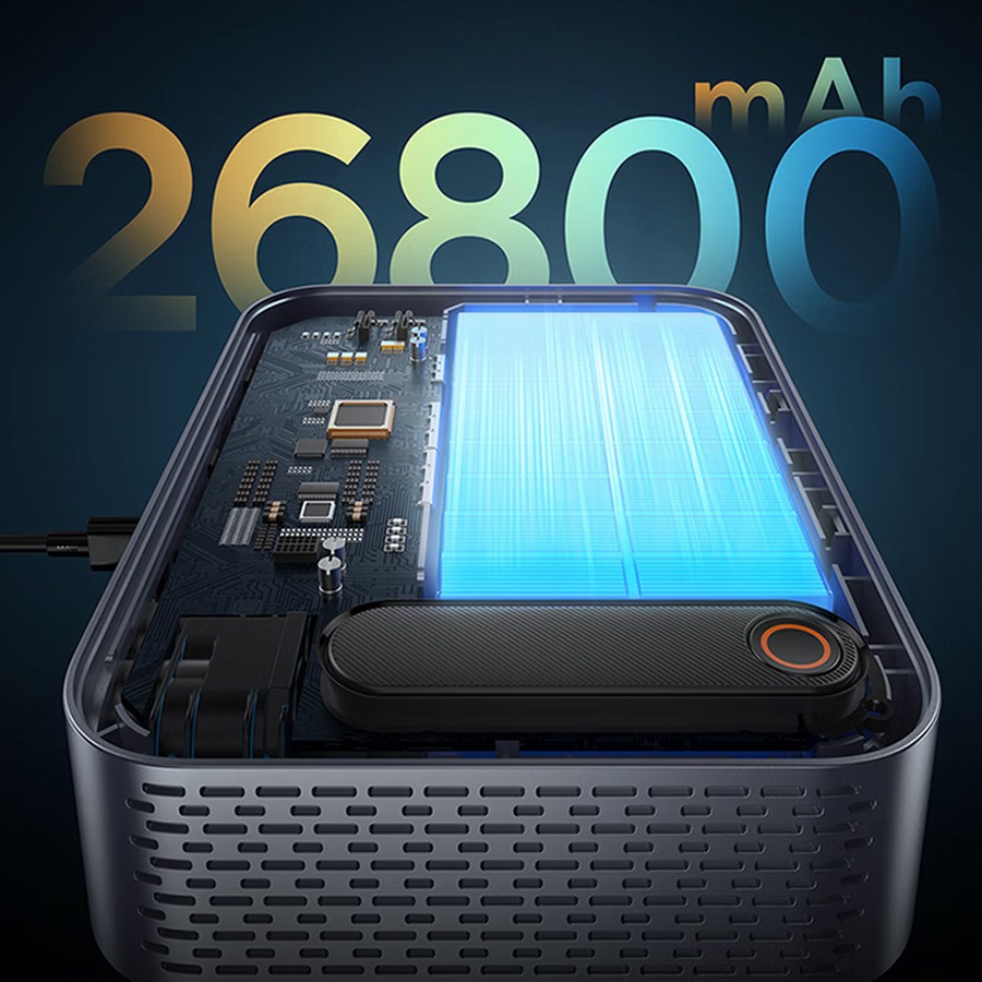 倍思推出超能量Ultra 3000A应急启动电源，支持双向100W PD快充-充电头网