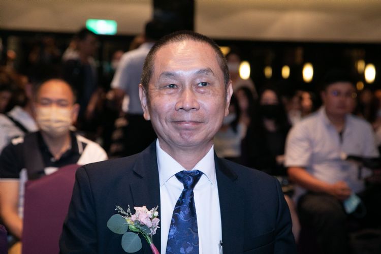 图为大立光前董事长、集团副总裁林恩舟。符世旻摄