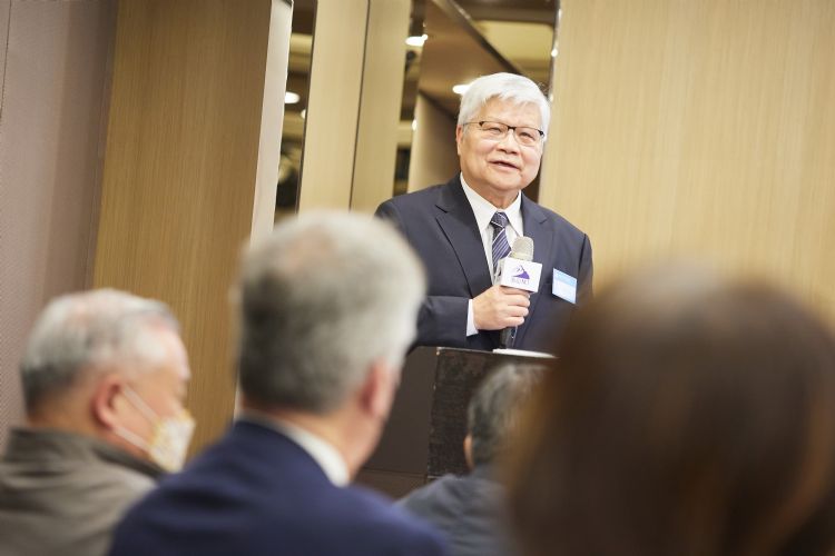 台积电总裁魏哲家出席玉山科技论坛，并发表专题演讲。李建梁摄