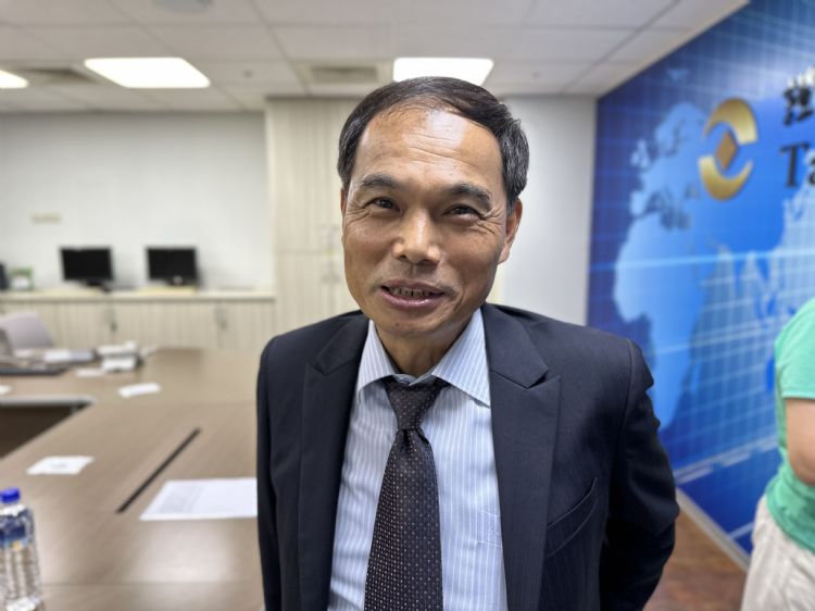 信音集团副董事长兼总经理彭朋煌（杜念鲁摄）