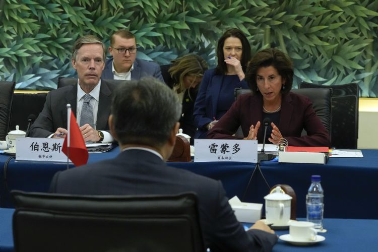 中美商务部长会议 缓解半导体出口管制升级压力