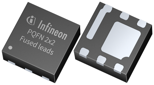 英飞凌推出先进的OptiMOS™功率MOSFET，进一步扩大采用PQFN 2x2 mm2封装的MOSFET器件的产品阵容