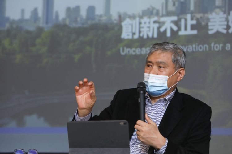 台达电子董事长海英俊。符世旻摄