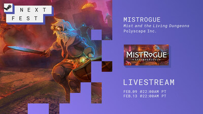 《MISTROGUE: Mist and the Living Dungeons》游戏计划于2023年春季在Steam推出0