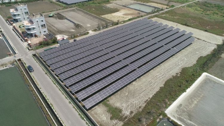 立盈开发的云林太阳能系统。立盈