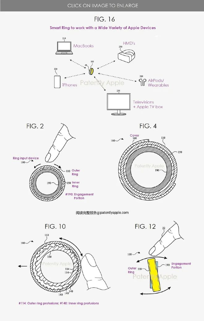 苹果智能戒指Apple Ring专利曝光！或可通过手势与苹果生态交互-我爱音频网