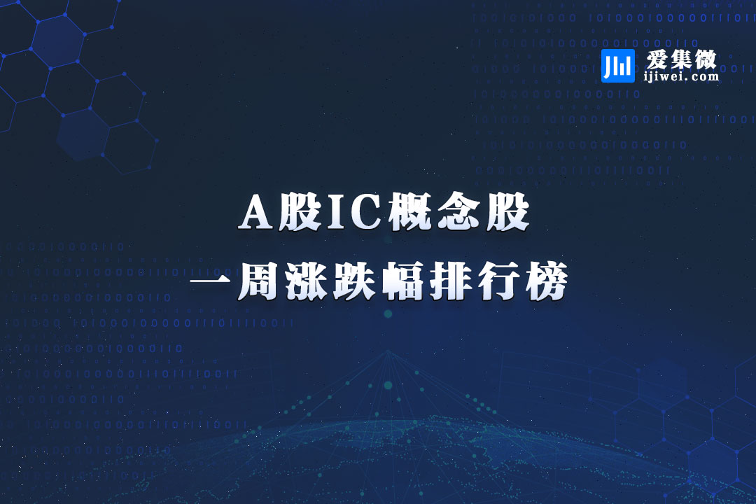 IC概念股本周涨跌幅排行：芯片概念股几乎全部下跌 芯源微跌近20%垫底