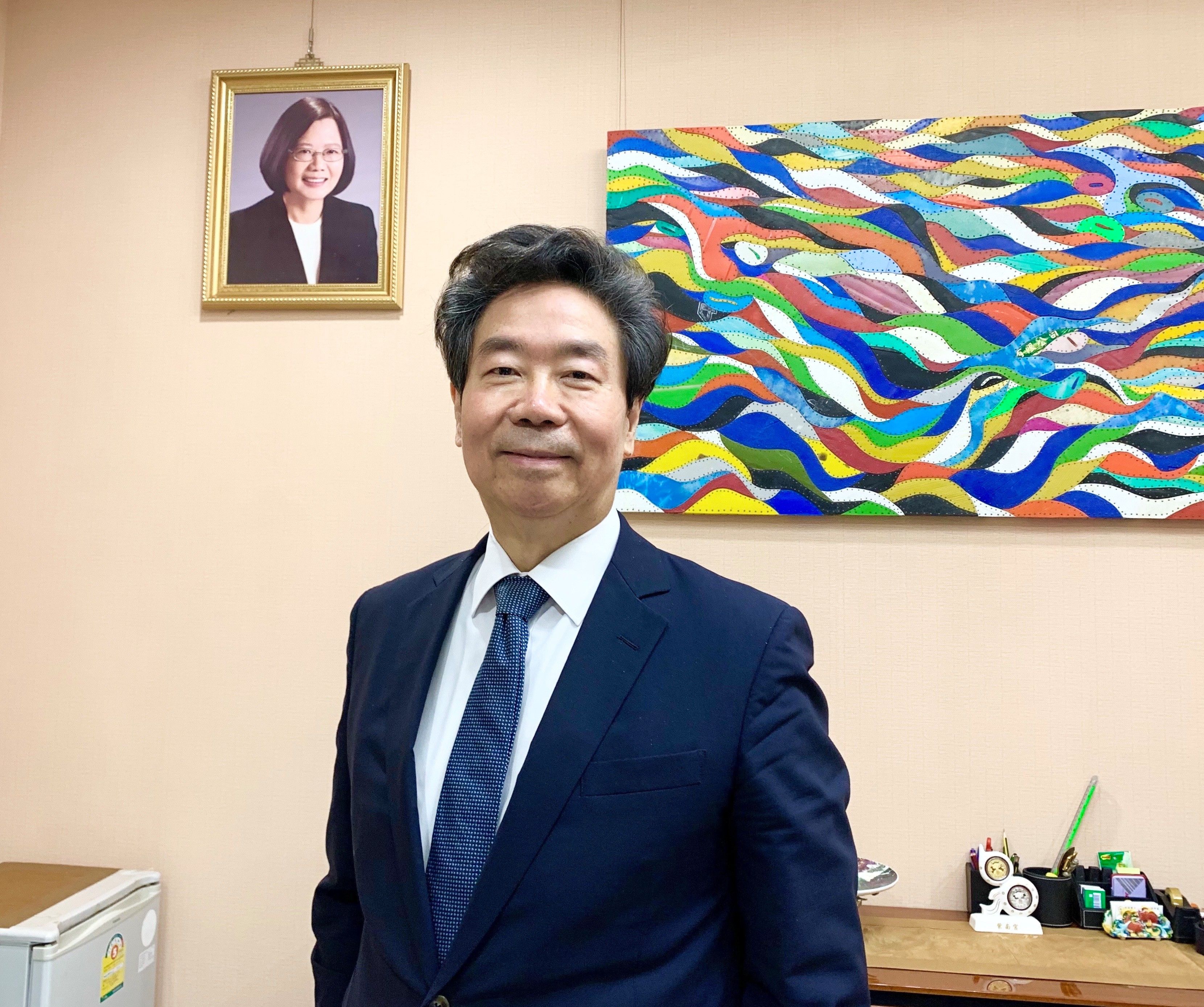 驻泰国台北经济文化办事处(TECO in Thailand)代表庄硕汉。驻泰国台北经济文化办事处