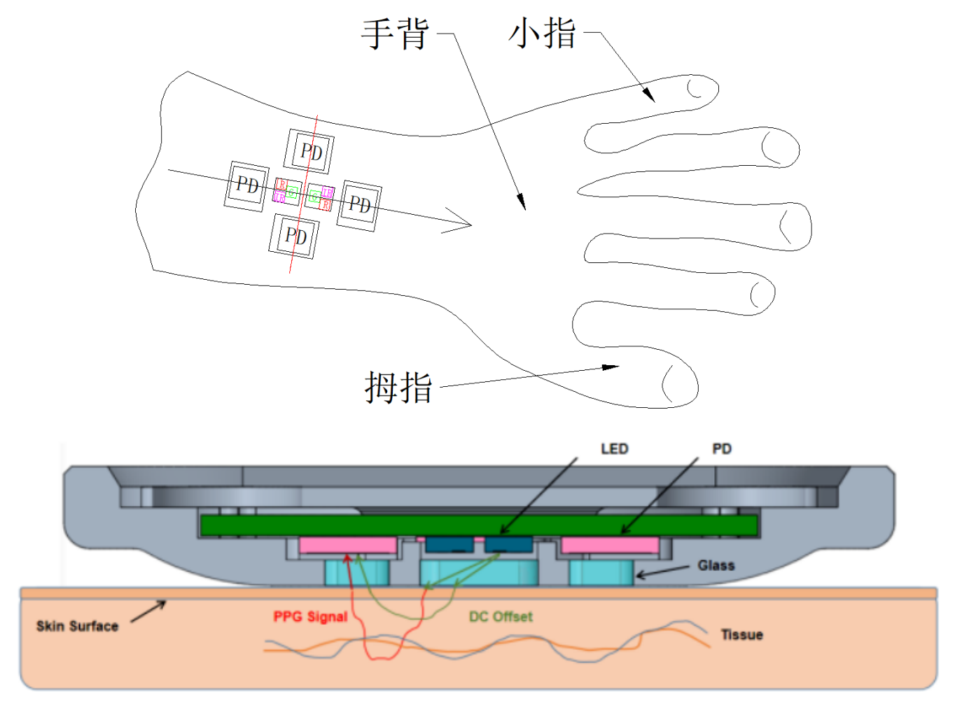 浅谈可穿戴设备PPG方案结构及工艺设计