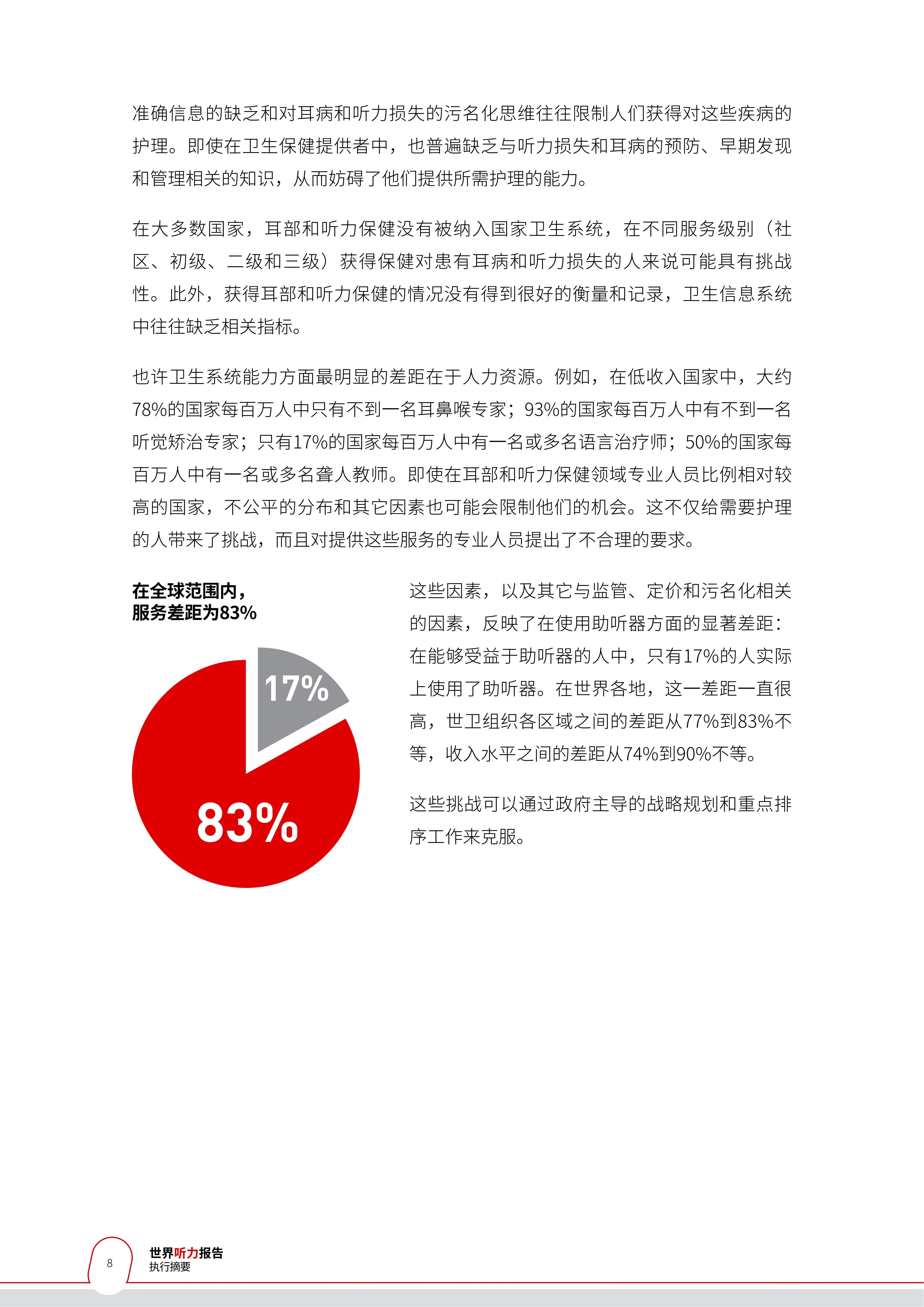世界卫生组织首份《世界听力报告》，到2050年，将有近25亿人患听力损失-我爱音频网