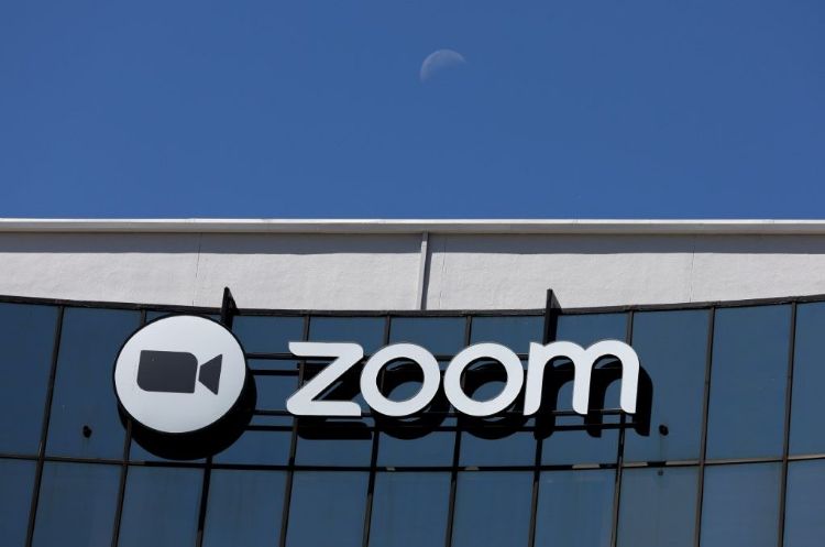 Zoom表示，在台湾建立云端数据中心可提升会议通讯品质和安全。法新社