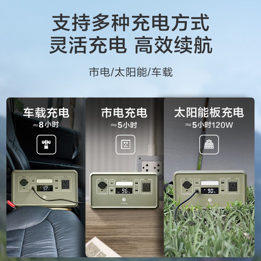 露营神器仅需999元，京东京造500W户外电源新品上市-充电头网