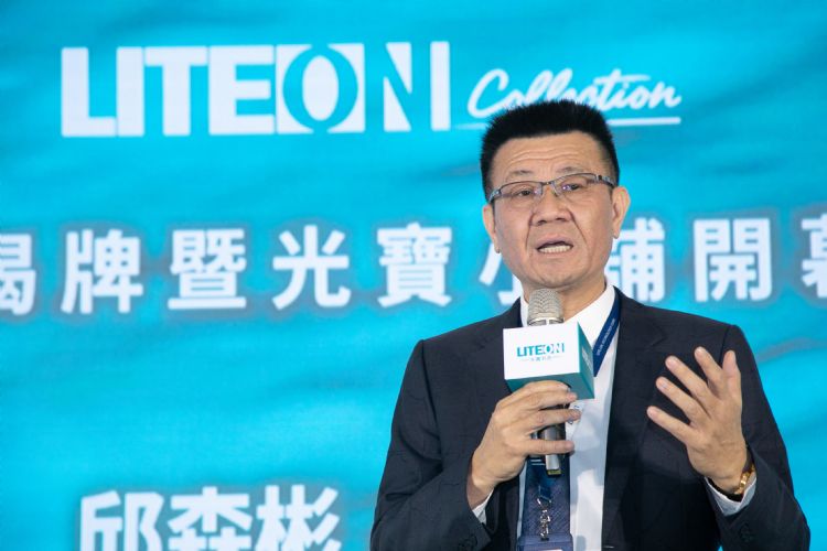 光宝总经理邱森彬表示，2023年经济前景变量增加，上半年整体出货不如预期，新兴应用可望落底增温。符世旻摄