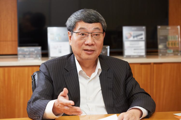 南茂董事长郑世杰表示，第2季DDI封测业务有「可观」成长。李建梁摄（数据照）