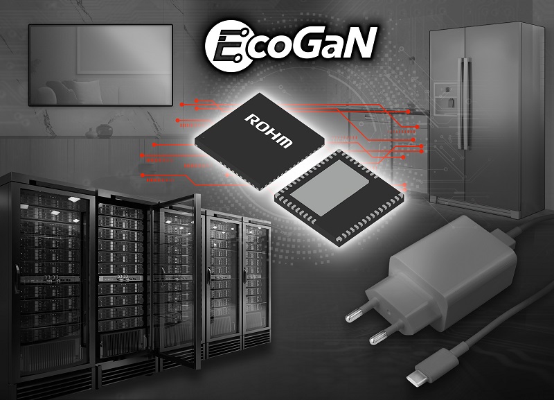 罗姆开发出EcoGaN™ Power Stage IC，瞄准数据服务器、AC适配器等领域