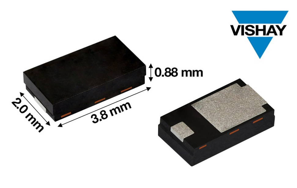 Vishay推出采用先进Power DFN系列DFN3820A封装的额定电流高达4 A的标准稳压器