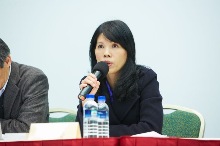 中光电总经理林惠姿。李建梁摄