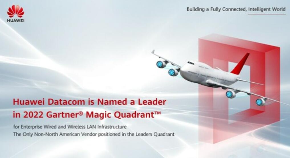 华为数通跻身2022 Gartner®魔力象限"领导者"
