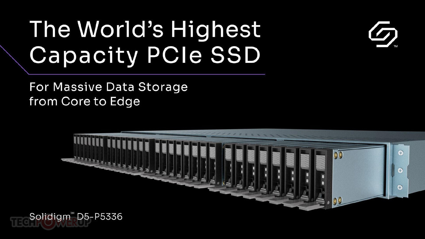 Solidigm 发布 61.44TB QLC 数据中心 SSD，业界最大容量